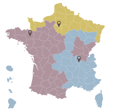 Nos équipes commerciales ont pour valeurs l'expertise et la proximité : grâce à nos différents bureaux en France (Paris, Lyon, Rennes).